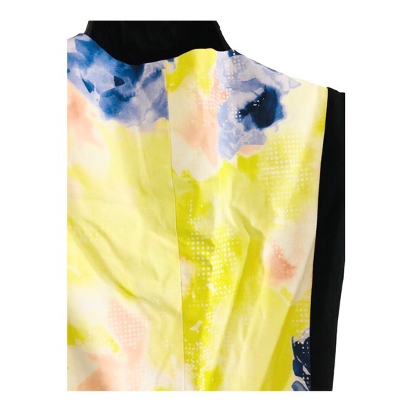 Ellen Tracy good sport floral matrix multi zip front sleeveless dress size 6 new - Picture 7 of 16